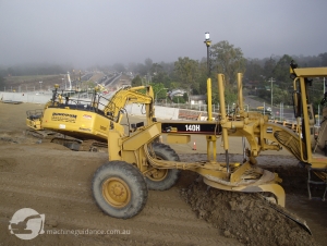 Total Station Grader with GPS Excavator